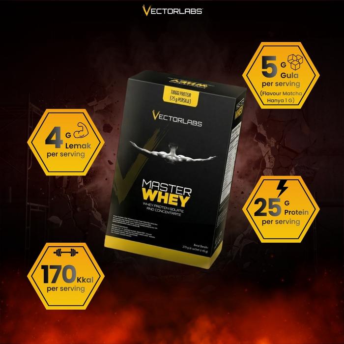 Master Whey Box 6 Sachet View